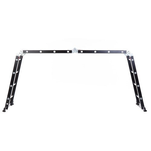 Escada De Aluminio Multifuncion 4x4 16 Degraus Black Edition