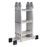 Escada Articulada De Alumínio 12 Degraus 3,50 Metros De Altura