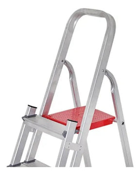 Escada Doméstica de Alumínio – 5 Degraus  Leve e Reforçada