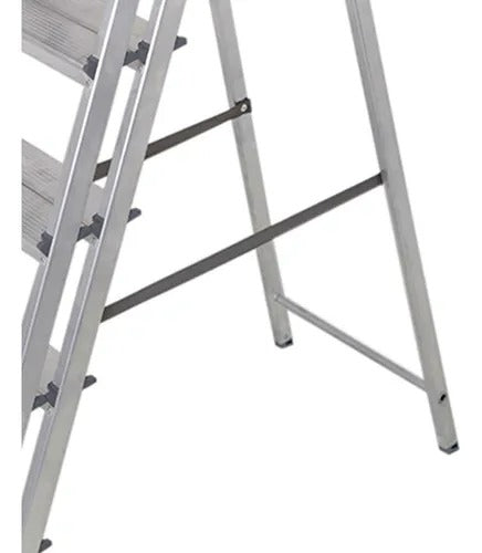 Escada Doméstica de Alumínio – 5 Degraus  Leve e Reforçada