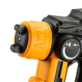 Pistola de Pintura Pulverizadora HVLP Elétrica 600W 1200ml Luz de LED com 3 Bicos e Acessórios DEKO