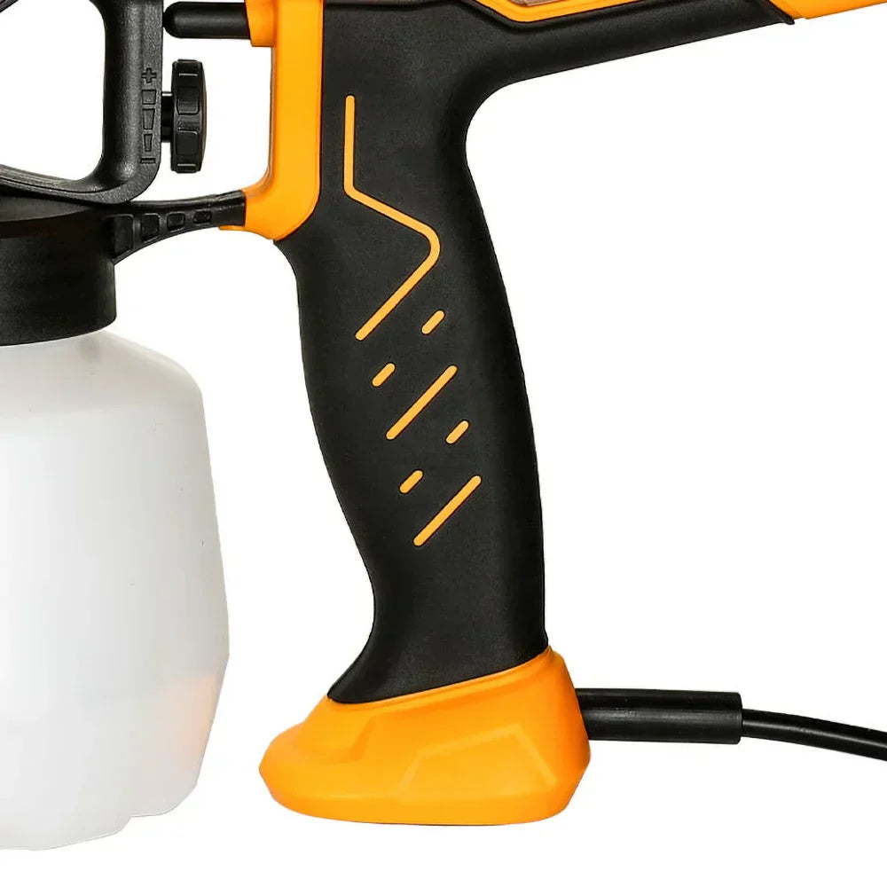 Pistola de Pintura Pulverizadora HVLP Elétrica 600W 1200ml Luz de LED com 3 Bicos e Acessórios DEKO